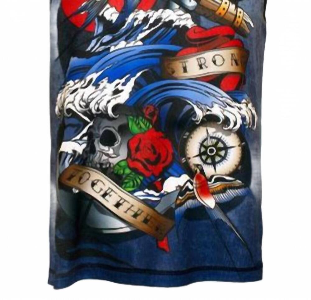 NEW INKNBURN men's anchor singlet in multi